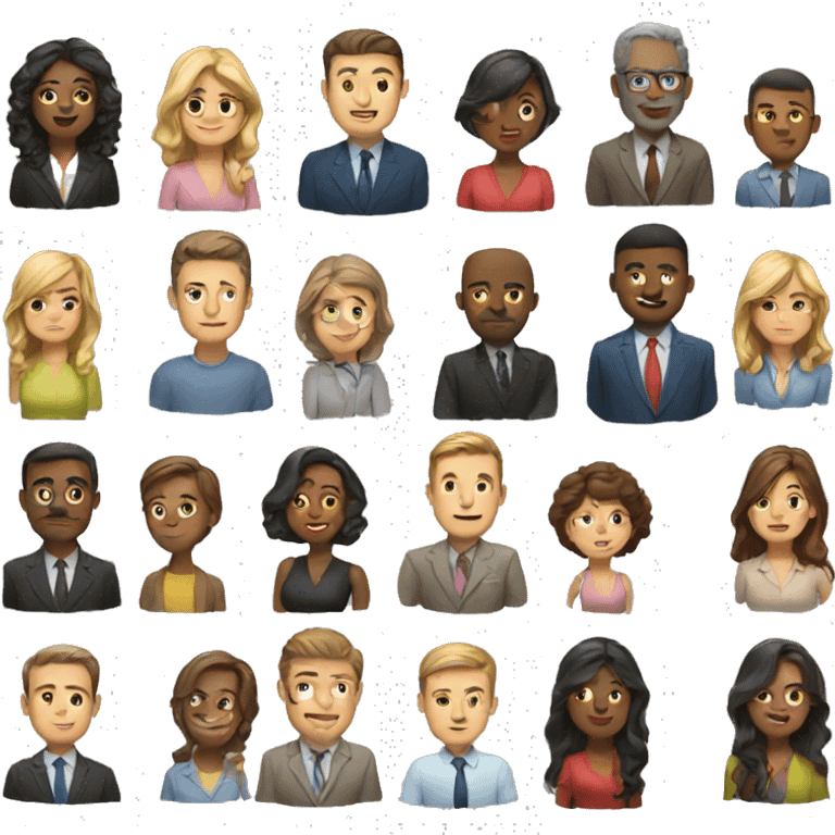 a group of people to hire emoji