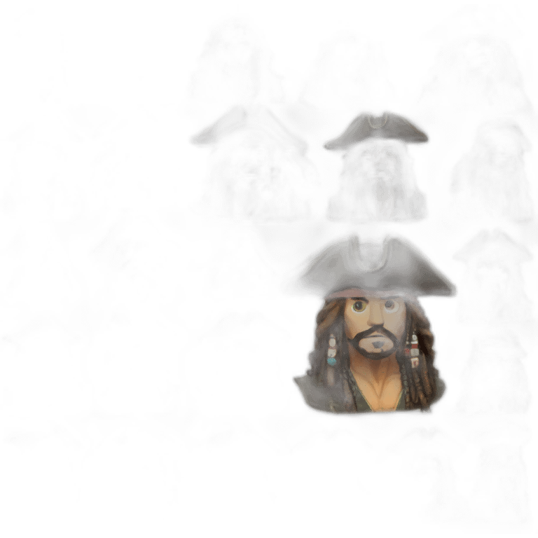 Jack Sparrow dans montagne russe emoji