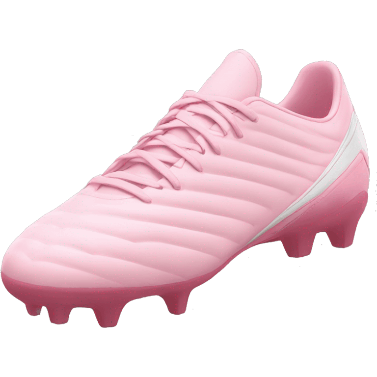 light pink soccer cleats  2 emoji