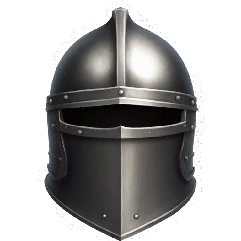 metal knight helmet with visor dark souls emoji