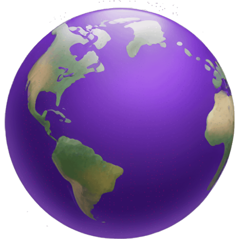 purple usa north america earth emoji