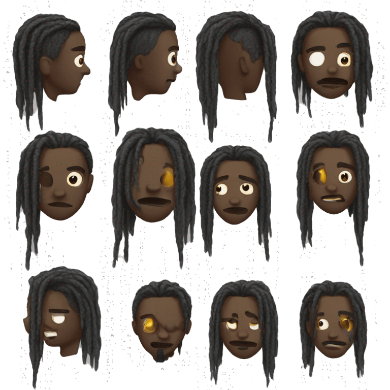 Dread head emoji