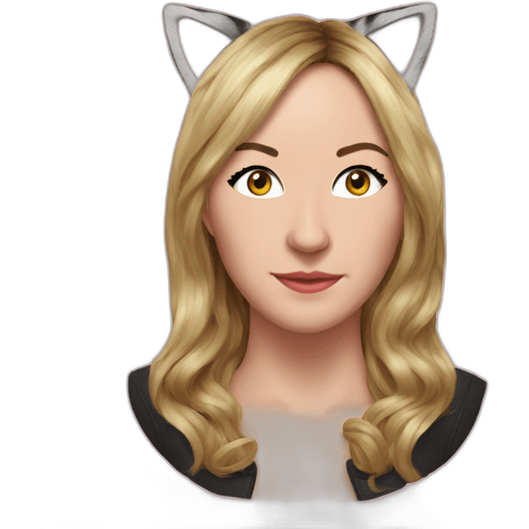 Victoria coren sexy cat ears emoji