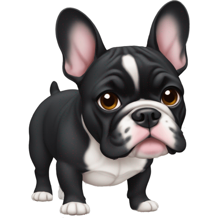 black frenchi bulldog emoji