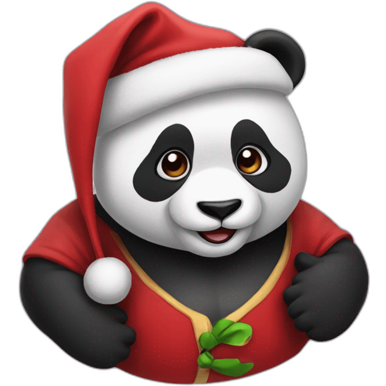 PANDA SANTA emoji