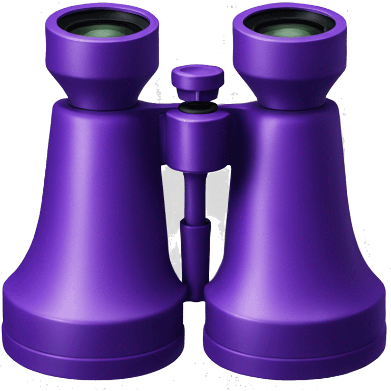 Realistic pair of purple binoculars  emoji