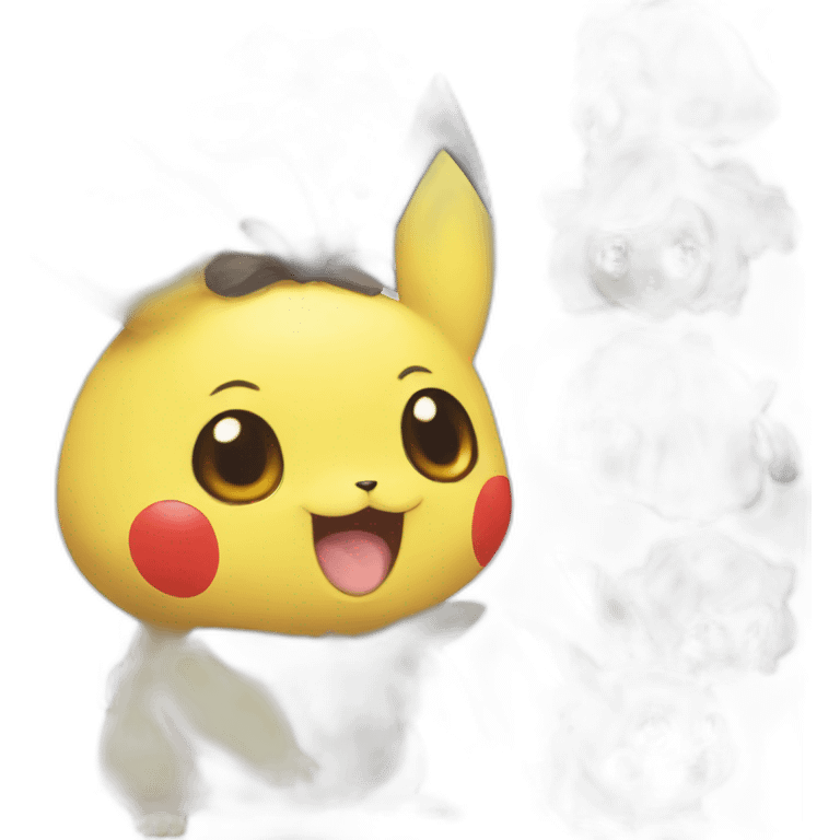 Pikachu Evoli emoji