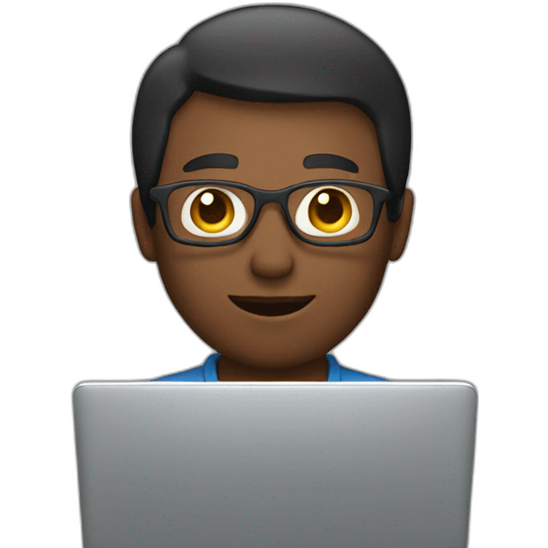 man with laptop emoji