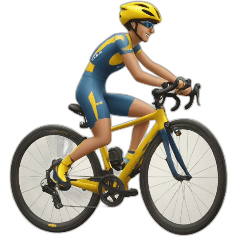 Victoire dommergues on a bike  emoji