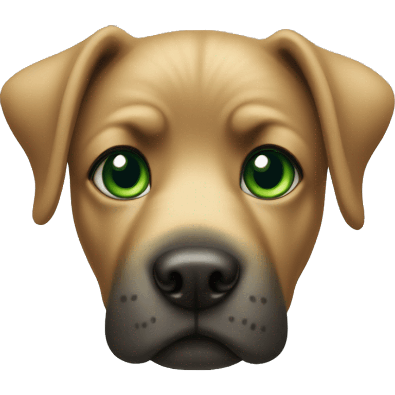 green puppy dog eyes emoji