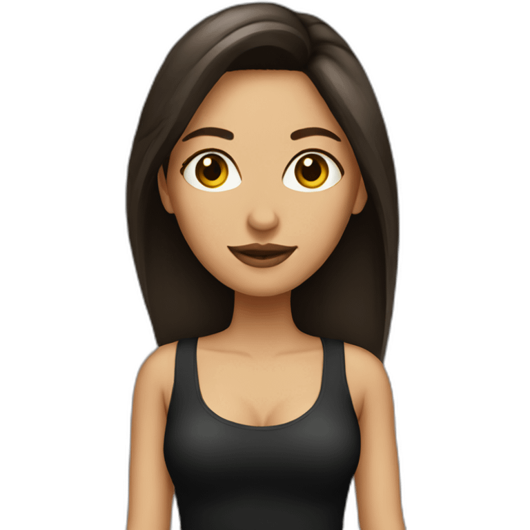 brunette nightclub girl emoji