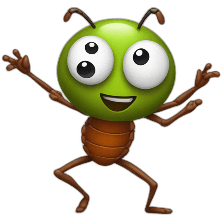 dancing bug emoji