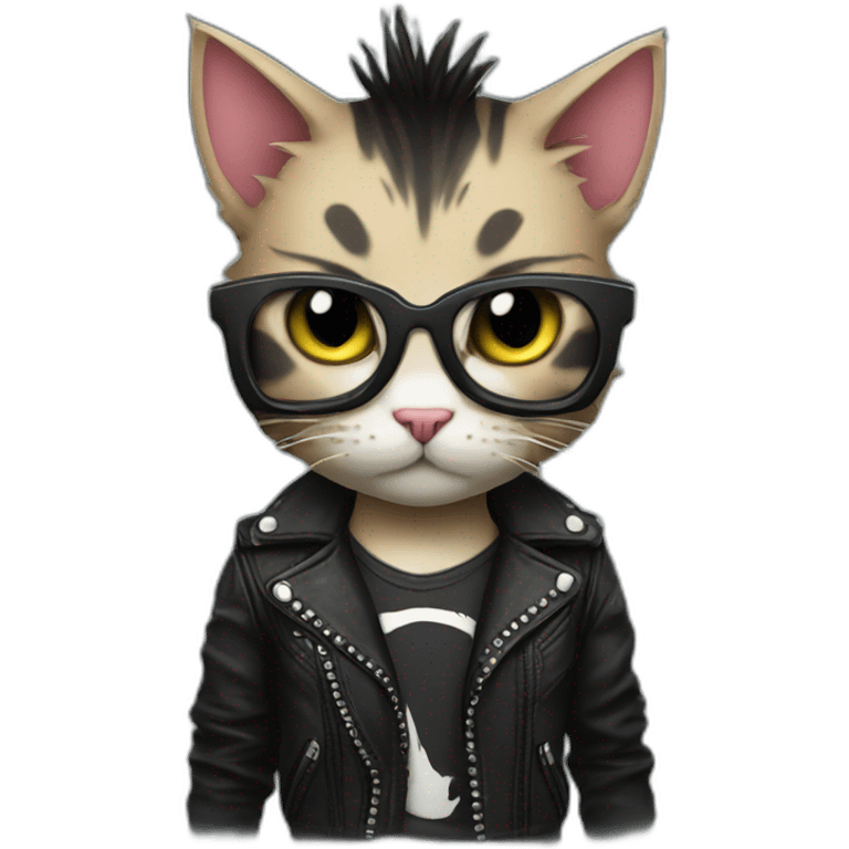 punk cat emoji