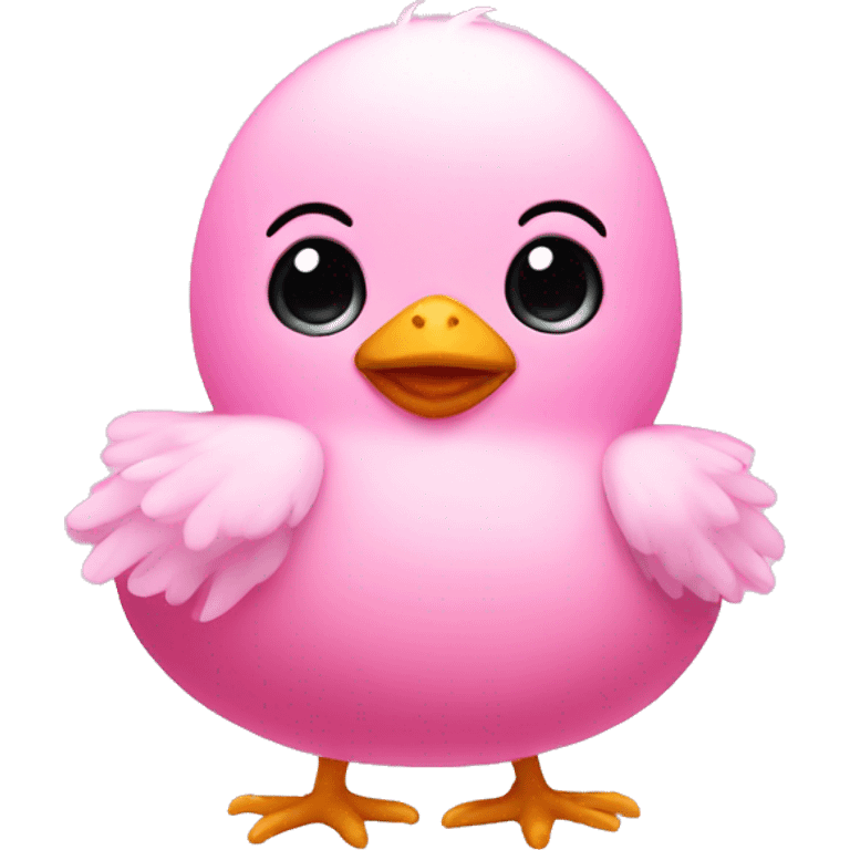 Pink baby chick  emoji