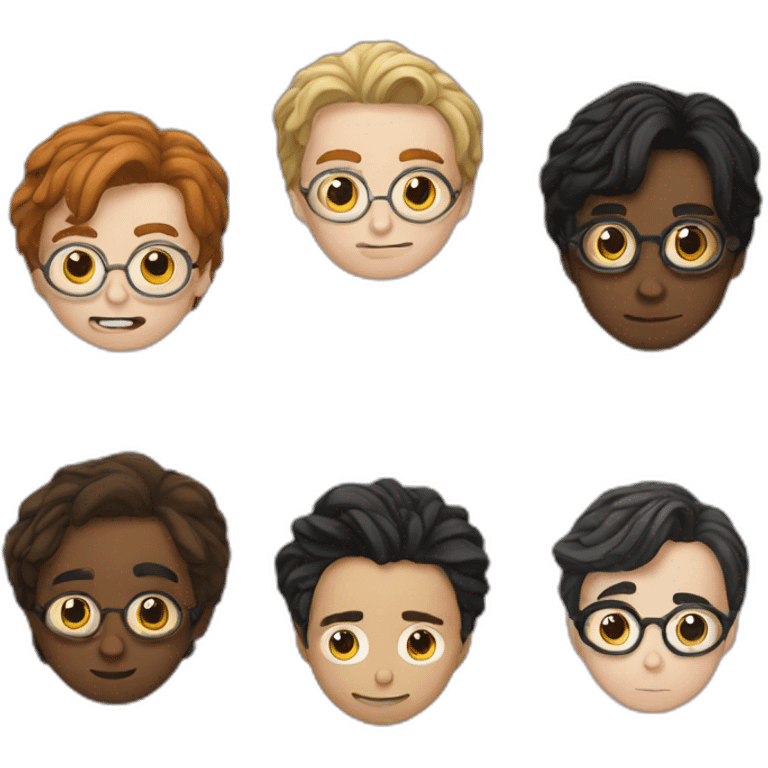 The saga of harry potter emoji