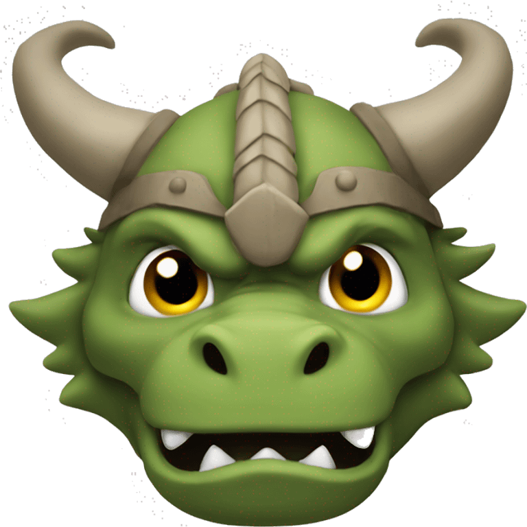 Khaki viking's Dragon emoji