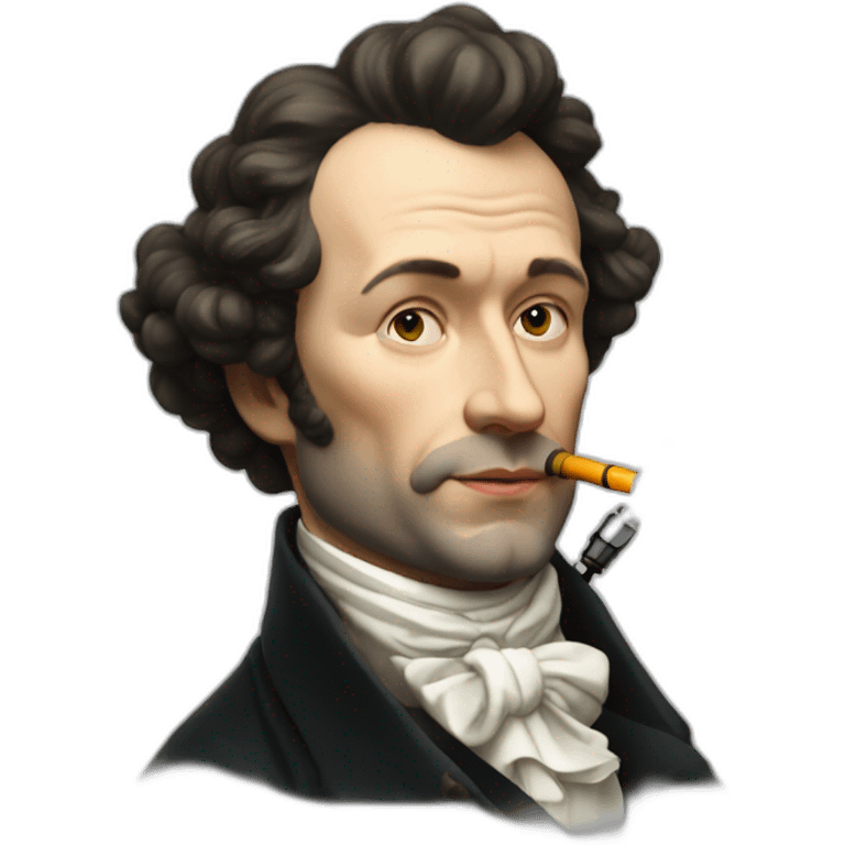 pushkin vaping emoji