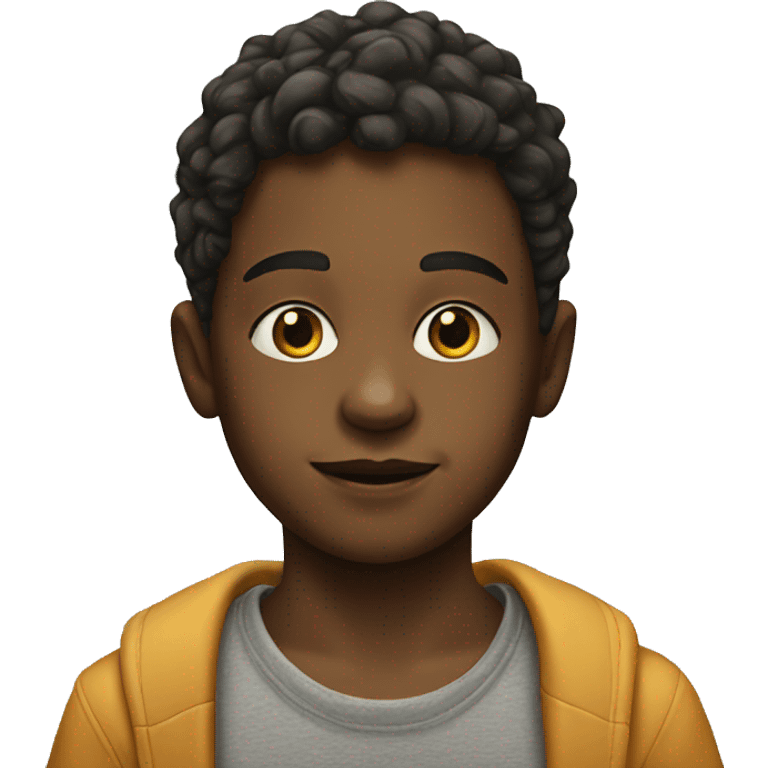 realistic portrait of a boy emoji