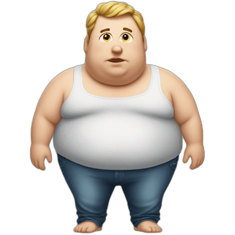 Obese man emoji