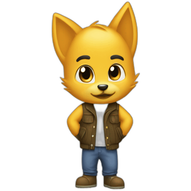 tails as a skinhead emoji