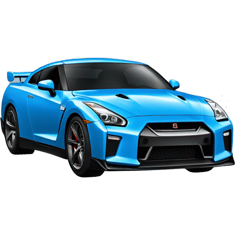 blue gtr car emoji