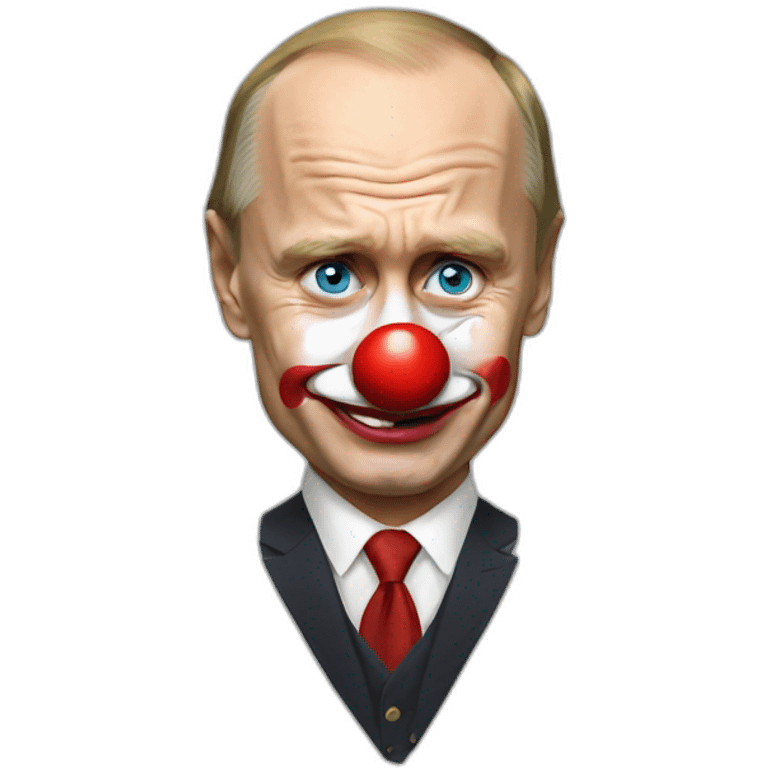 Putin as a clown emoji