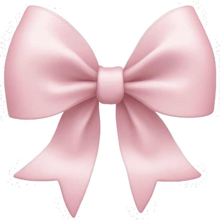 Little light pink bow emoji