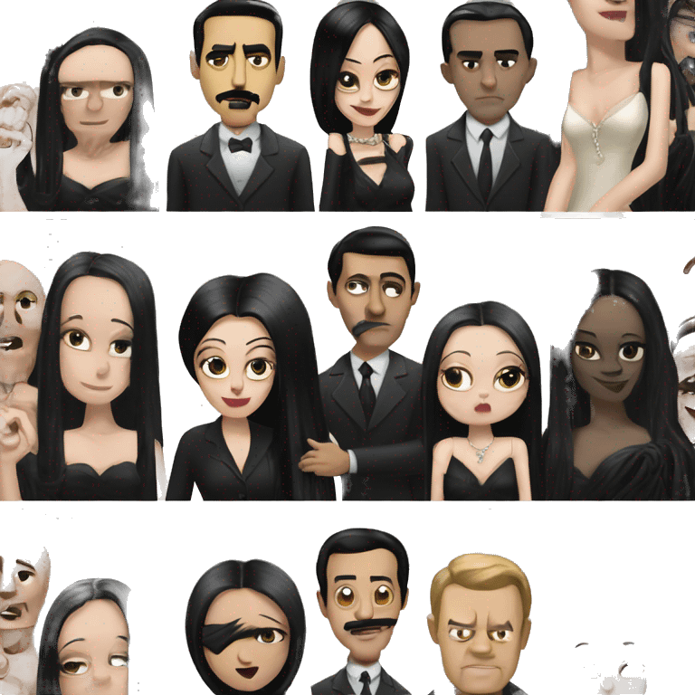 morticia and gomez emoji