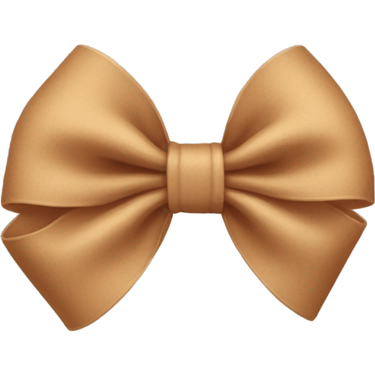 Tan bow  emoji