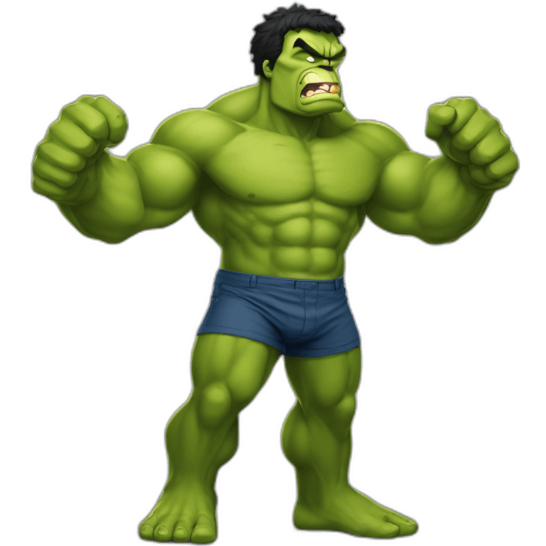 Hulk + homer jey simpson emoji