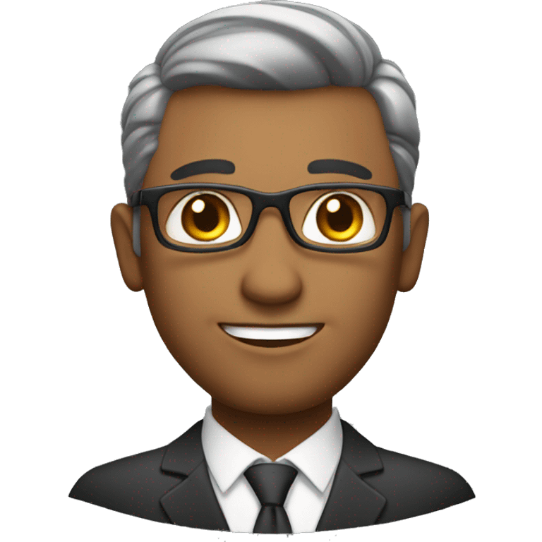 Handsome male teacher emoji