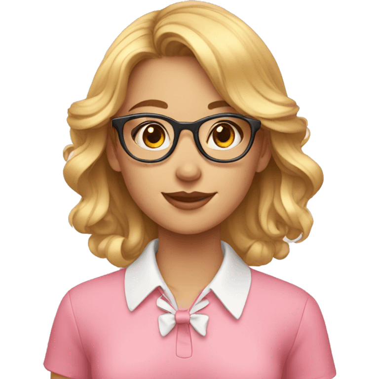 cute preppy girl emoji