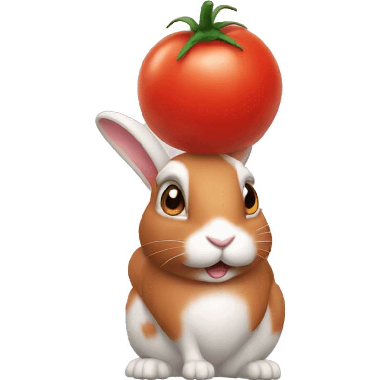 Tomato rabbit emoji