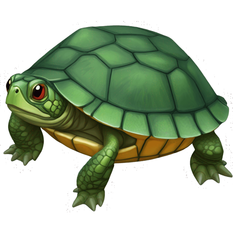 Red-eared slider turtle terrapin emoji