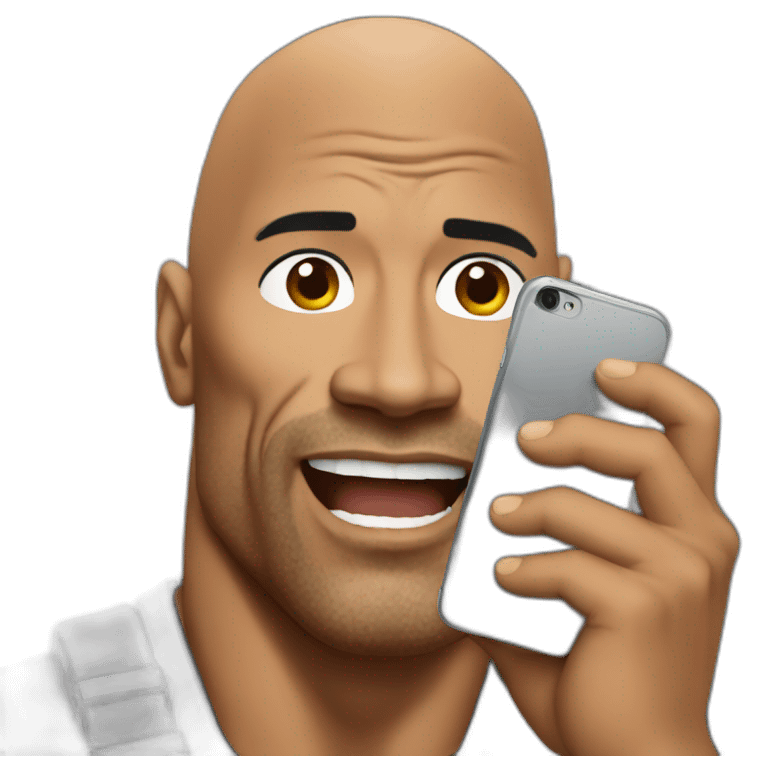 The rock on phone emoji