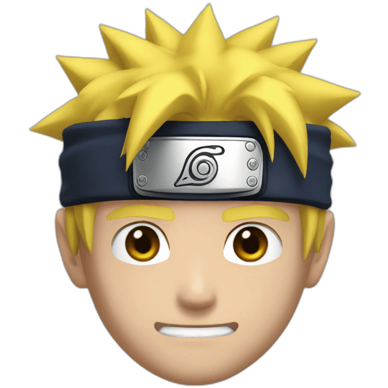 the head of Naruto emoji