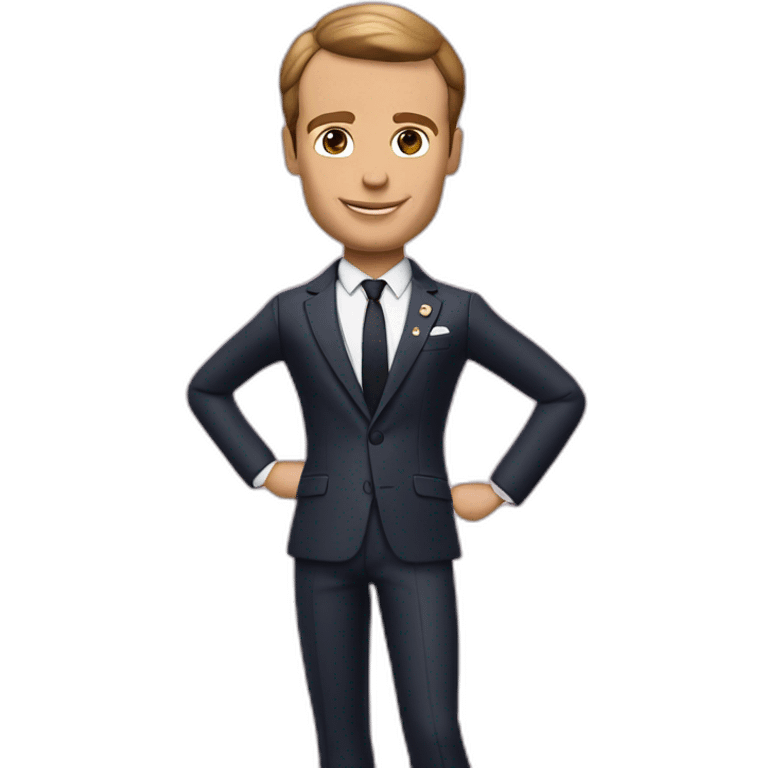 macron en barbie emoji