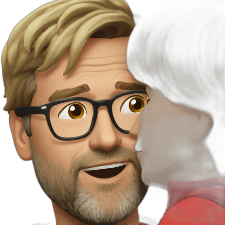 jurgen Klopp air kiss emoji