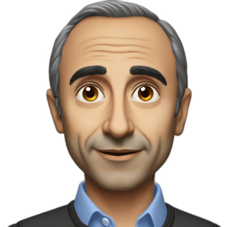 Eric Zemmour realistic emoji