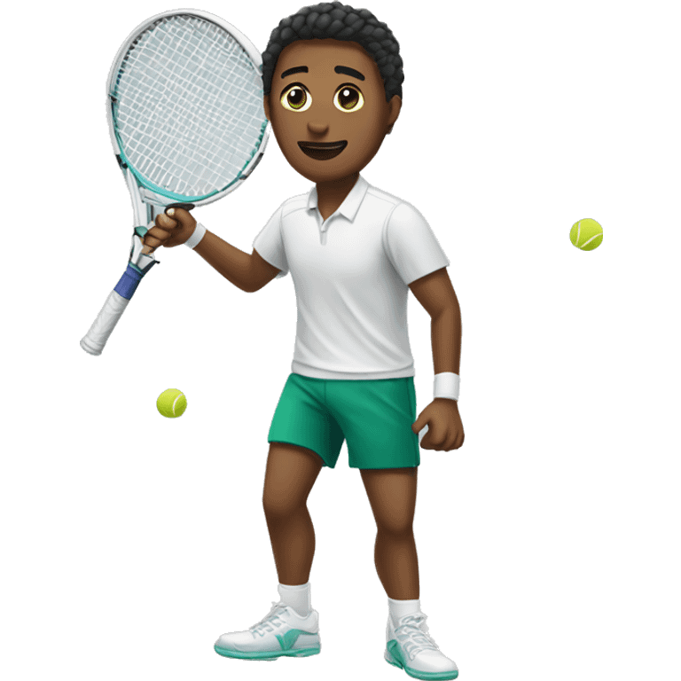 Tennis and badminton player emoji