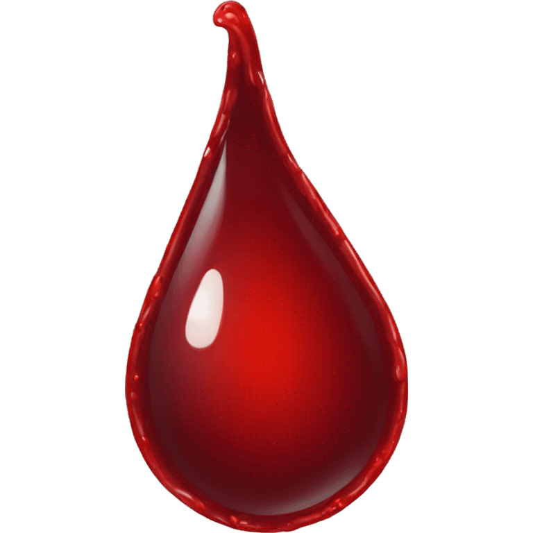 Blood drop emoji