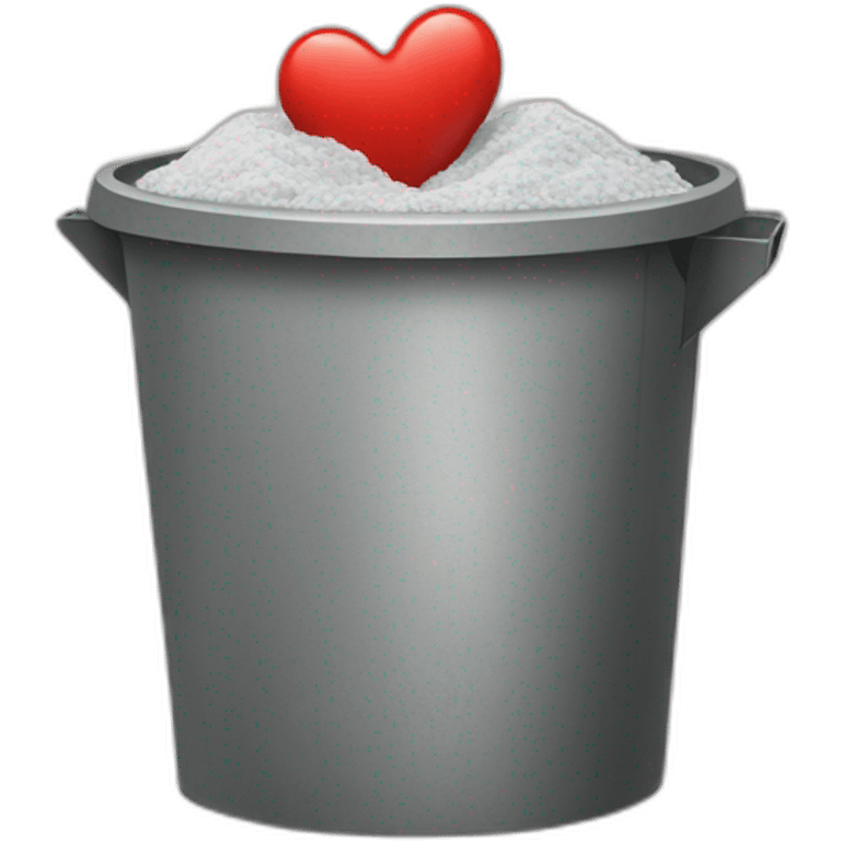 Heart in dustbin emoji