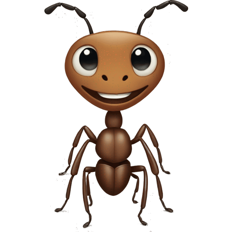 Ant whith smile emoji