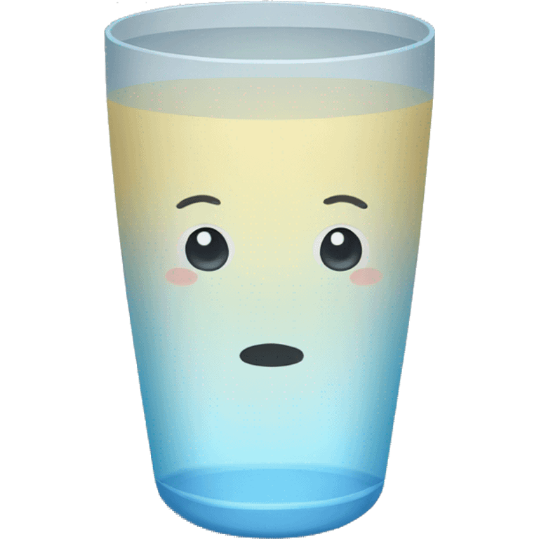 Vaso de agua  emoji