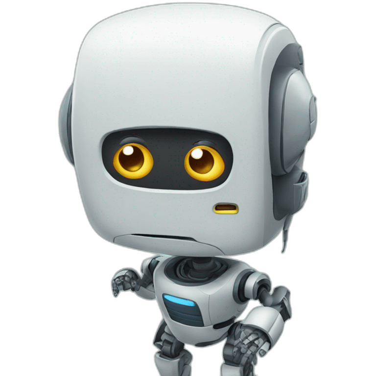 confused robot emoji