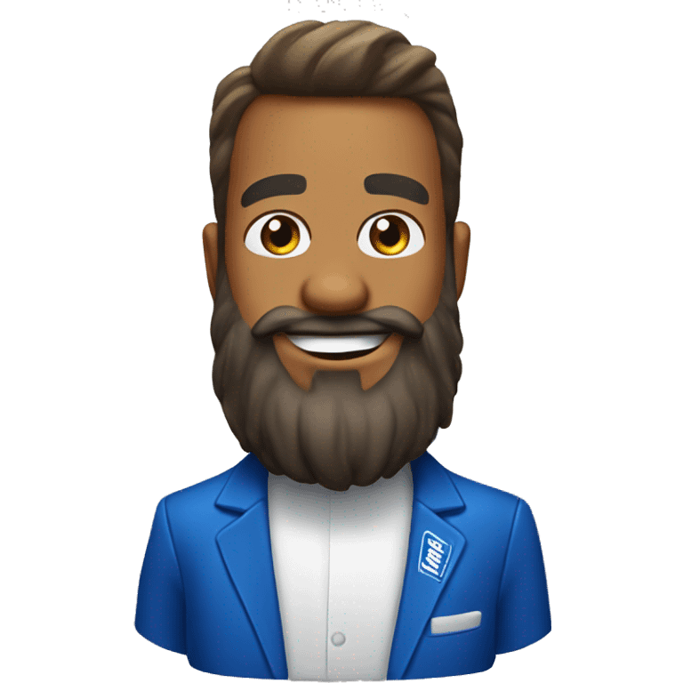 Bud light with beard emoji