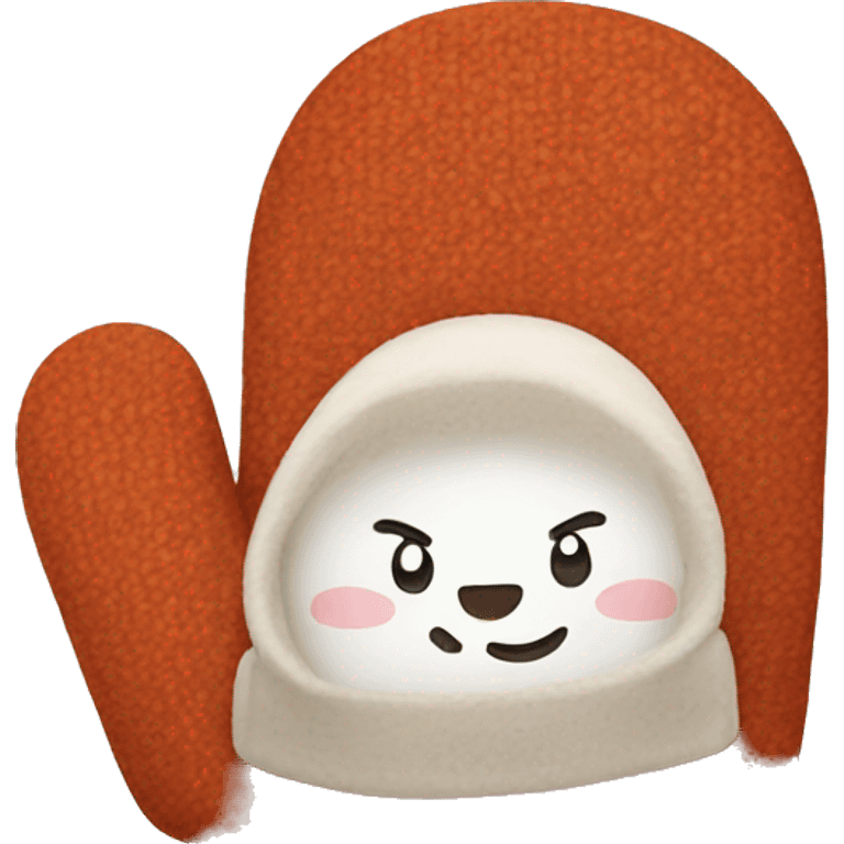 Cute mittens emoji