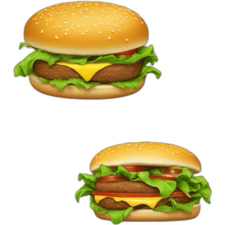 Plante carnivore qui mange un burger emoji