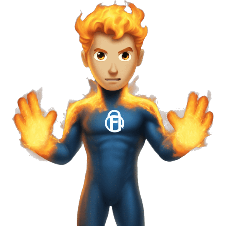 Marvel human torch  emoji