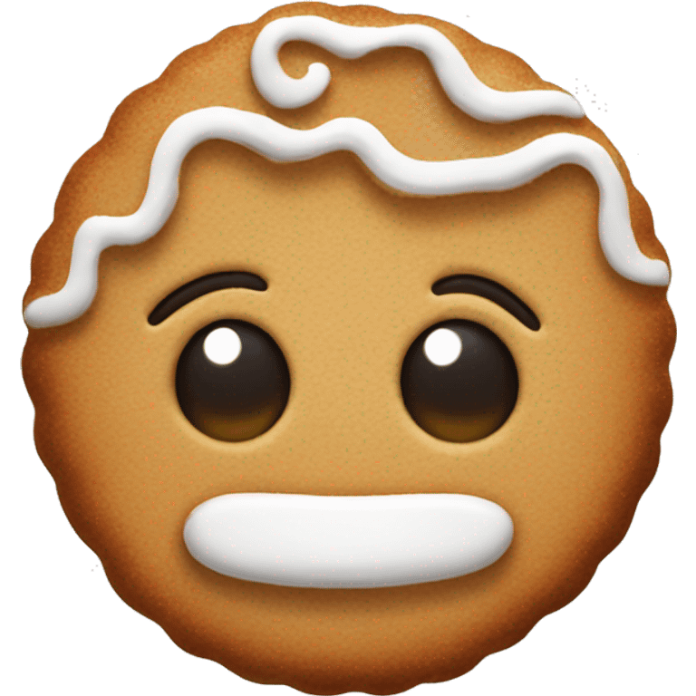 Cute gingerbread cookie  emoji